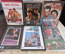 Paul Newman Dvd Collection Bundle Classic Movies The Sting Butch Cassidy The Hustler Etc