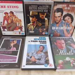 Paul Newman Dvd Collection Bundle Classic Movies The Sting Butch Cassidy The Hustler Etc