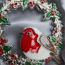 NEWGRANGE Christmas Hanging Robin  Decoration Image 2