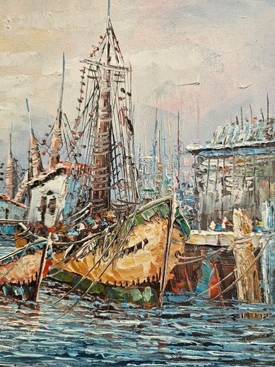 Classic Maritime Seascape (1993) An American Keepsake from MassachusettsArtist: Florence (Florenz)