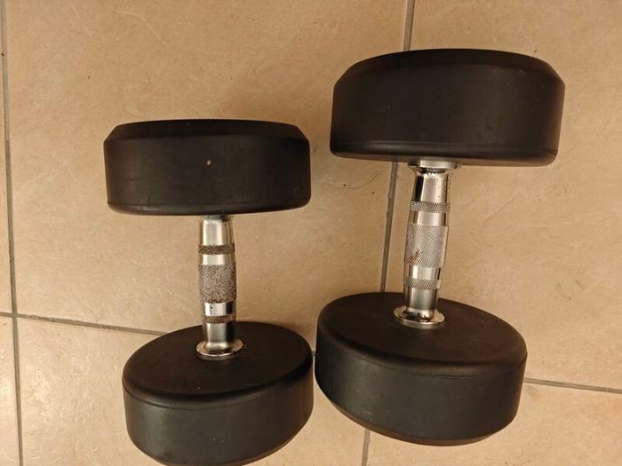 Home Gym Strength Bundle  and Weights Dumbbells Kettlebells and Neck Harness