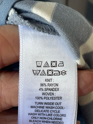 top Bnwt long sleeve striped top with chiffon detail