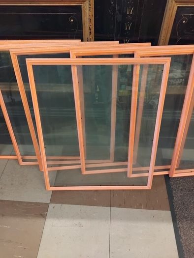 7 Wood Frames and glass