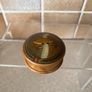 Vintage Handpainted Terracotta Ashtray & Round Carved Wooden Handpainted Trinket Box Image 10