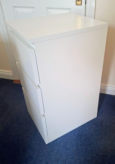 Ikea Malm chest of 3 drawers