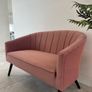 Pink 2 Seater Sofa Image 2
