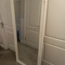 Large white, baroque style, ornate full length mirror Image 2