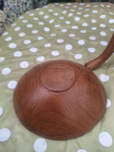 Vintage African Wooden Tripod Bowl