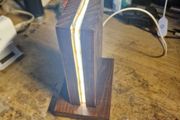 Hand crafted LED desk lamp