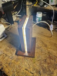 Hand crafted LED desk lamp
