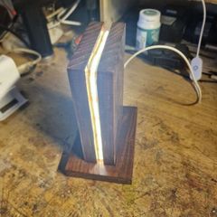 Hand crafted LED desk lamp