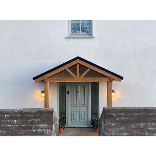 Custom Project Oak Beam Porch