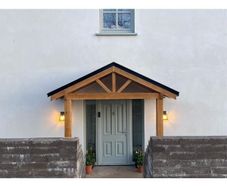 Custom Project Oak Beam Porch