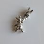 Retired Disney Chamilia Winnie the Pooh & butterfly dangle charm 925 sterling silver Image 2