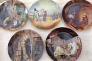 Wunsiedel Bavaria Porzellan Wall Picture Plates X 5