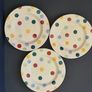 Set of 3 Emma Bridgewater Polka Dot Side Plates 17cm Vintage: two 2006, one 2007 Image 9