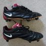 Football Boots Nike Mercurial Match Black/Red (2000) Size 11UK FG Image 3