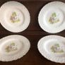 Vintage 1930s Alfred Meakin Crinoline Lady 10 inch dinner plates x6 Image 3