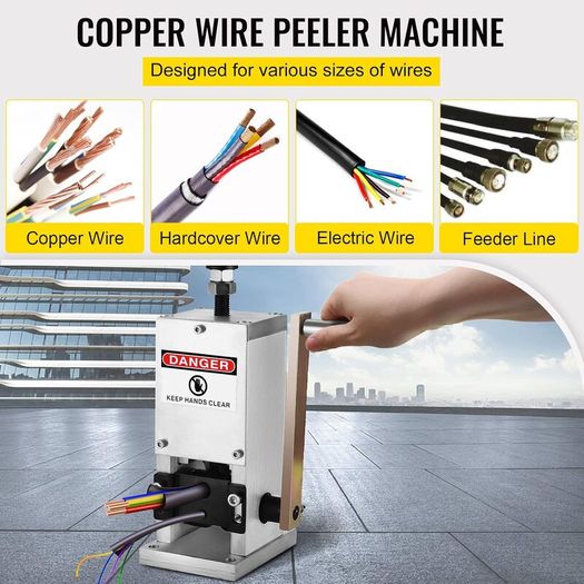 FlowerW Wire Stripping Machine Scrap Metal Recycle Tool