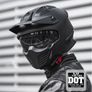 ILM Matte Black Motorbike Helmet size XL 61-62cm Image 3
