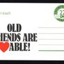 1984 Ireland "Old Friends are Loveable", Keep in Touch An Post pre-paid postcard mint Image 2