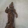 Vintage Miniature Bronze Statue Image 4
