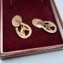 Vintage equestrian 9 ct gold cufflinks Image 3