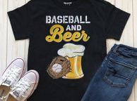 main image for ad Baseball and beer t-shirt