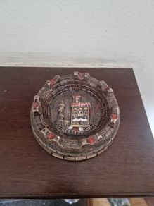 vintage Italian art pottery ashtray