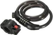 Bike Lock Cable 65cm Bike Cable Basic Self Coiling Resettable Cable Bike Locks with Complimentary Mounting Bracket Lock