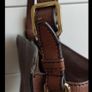 M&S Autograph Mid-Brown Genuine Leather Crossbody Bag Image 9