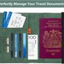 NEW SALE | Passport Holder Cover Travel Wallet Organiser, Passport Case with RFID Blocking, PU Leather Travel Document Holder for Men&Women Travel Accessories Image 5
