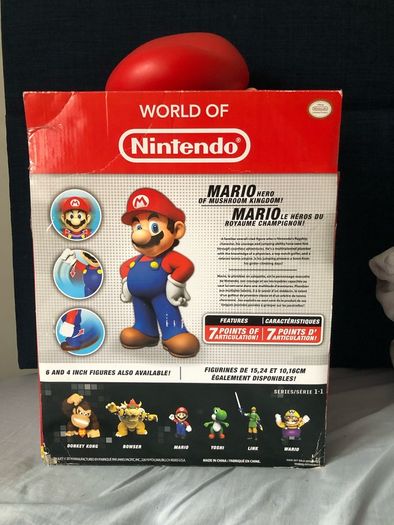 Jakks pacific original  50cm world of Nintendo Mario figure