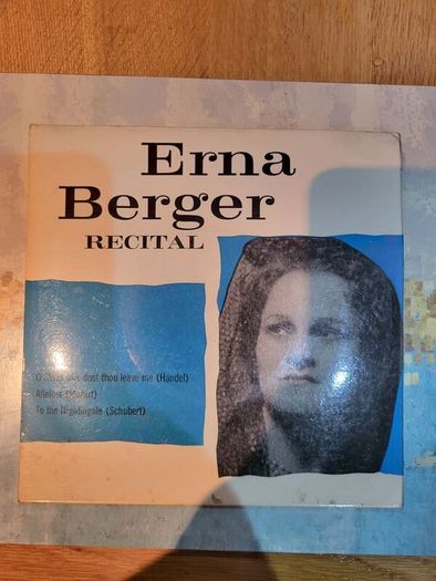 Erna Berger Recital, Handel, Schubert, Mozart
