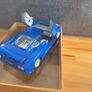 Vintage Bburago Bugatti EB 110 (1991) Blue Diecast Model Car 1/24, Image 7