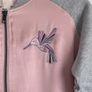 YD Girls Pink & Grey Embroidered Zip-Up Cardigan/Jacket - 12/13 Years Image 6