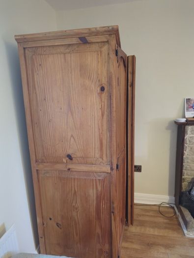 Solid wooden wardrobe