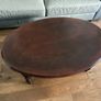 Mid Century Oval Shaped Coffee Table Image 5