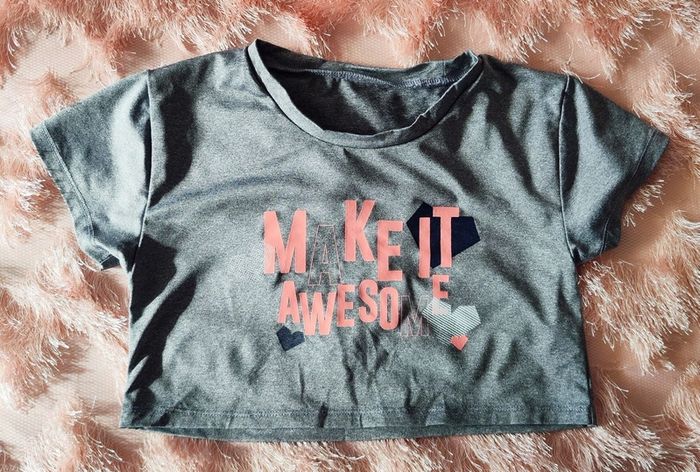 Girls crop tops 7/8y