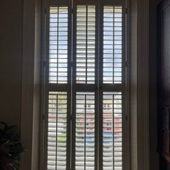 White Wooden Plantation Shutters
