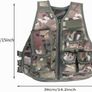 Kids Warm Camouflage Molle Tactical Vest with Pockets  Camo CP Image 3