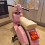 Excellent condition Vespa 12V Electric Ride On Motorbike Pink Image 2