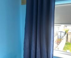 Navy Curtains
