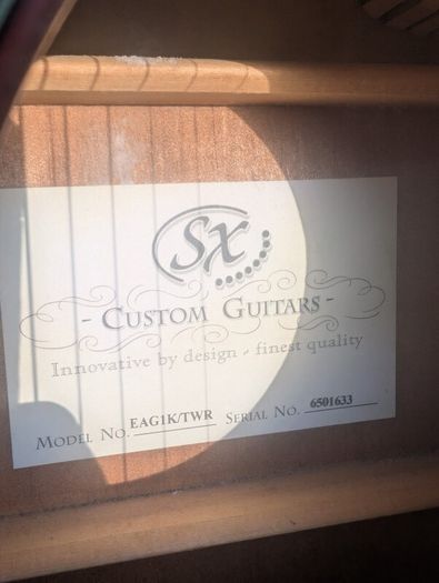 SX EAG1K Eletro-Acoustic Guitar