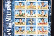 2000 Ireland Hurling Team of the Millennium Commemorative Sheet Fine CDS Used with Dublin cancel of 2nd August 2000 (First day of issued) on envelope extract.