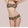 Noelle Wolf Mist Embroidered Bandeau Bra black size 34C, 32D, 34B Image 2