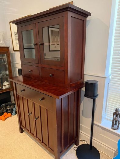 Crate & Barrel Display Cabinet / Dresser