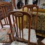 Antique Oak Chairs x 6 Image 4