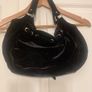 (Vintage) Black Velvet Shoulder Bag. Image 2