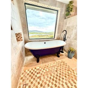 Milan Double Ended Roll Top Cast Iron Bath